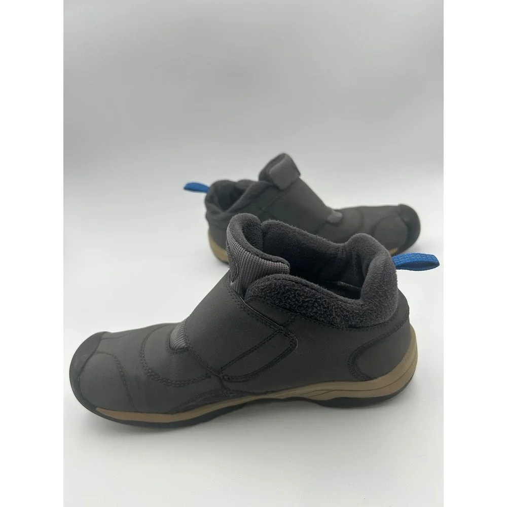 Keen Hoodoo Waterproof Winter Boots Grey Brown Fleece Lined Youth 5 1019852